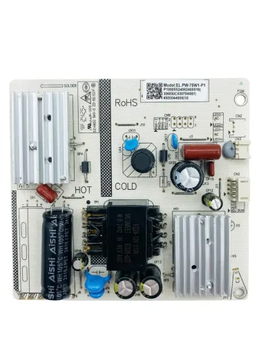 Placa da Fonte TV / Monitor - Modelo EL.PW-75W1-P1 (Original)