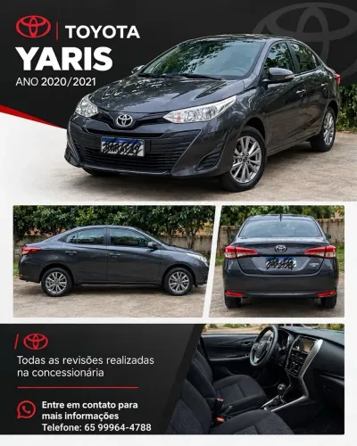 Toyota Yaris XL Plus Con. Sed. 1.5 Flex 16V AUT 2021