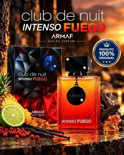 Perfume Árabe Club de Nuit Intenso Fuego