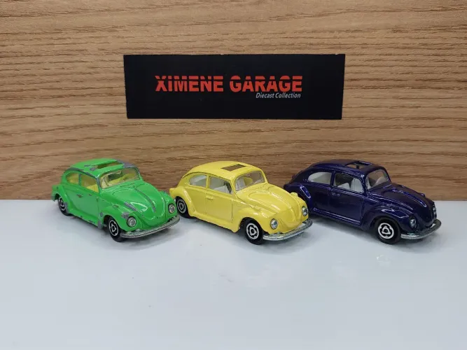 Coleção antiga de Fusca Majorette 1:60