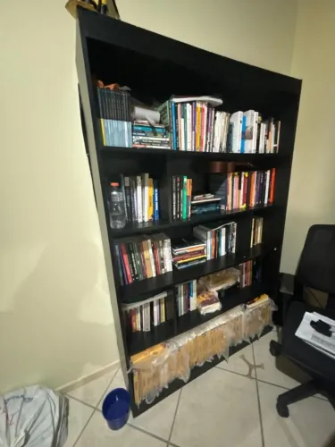 Estante para Livros Grande - Cor Preta