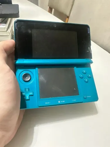 Nintendo 3ds desbloqueado com case, circlepad, bolsa e 6 jogos originais