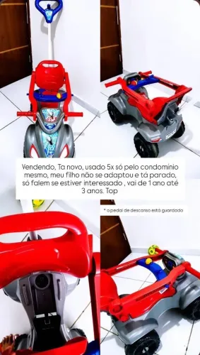 Quadriciclo Infantil Baby Spider