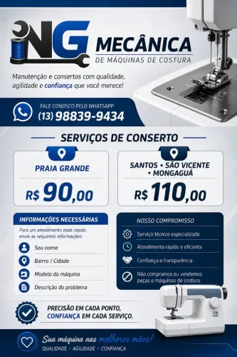 Mecânico de máquina de costura