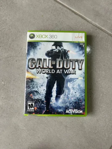 Jogo original Call of Duty World At War Xbox 360