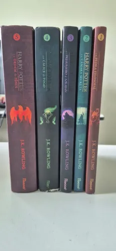 COLEÇÃO DE LIVROS DE HARRY POTTER CAPA DURA