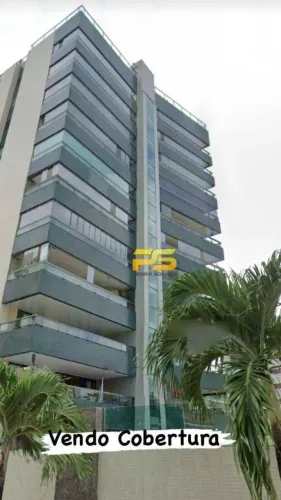 Cobertura com 5 dormitórios à venda, 600 m² por R$ 5.000.000 - Cabo Branco - João Pessoa/P