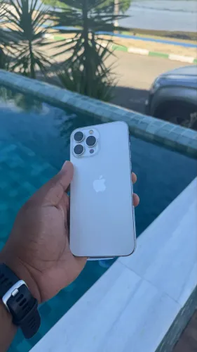 iPhone 13 Pro Max 256GB Branco Impecável | Bateria 86%