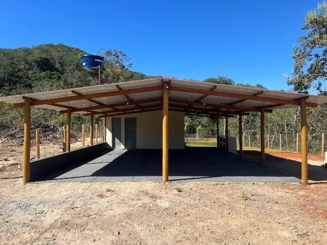 Chácara no Rio Dourados, Rancho 1Q, Varanda, Cercada, Energia, 2km Chão, Aragoiânia