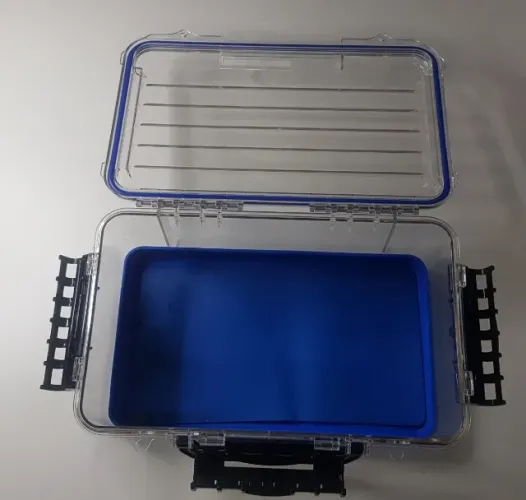Caixa maleta estojo estanque plano 1470 go pro pesca hobby