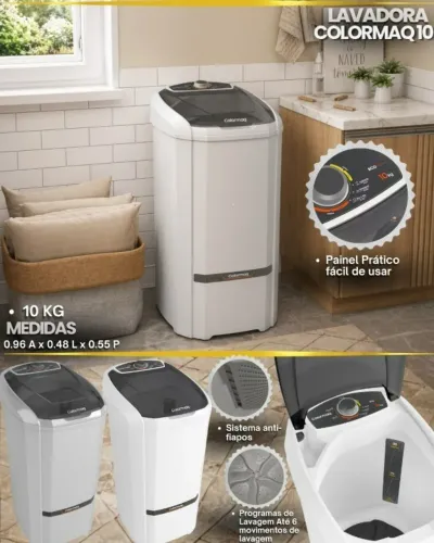 Tanquinho Colormaq 10kg - 220V