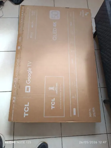 VENDO TV TCL QLED 4K 50 POLEGADAS