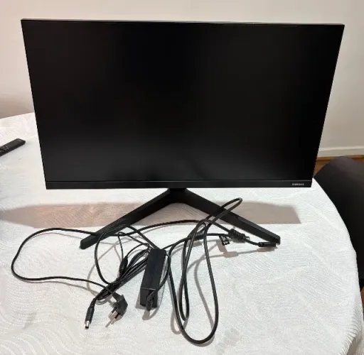 Monitor Samsung T350, 24", FHD, 75Hz, HDMI, VGA, Freesync, Preto