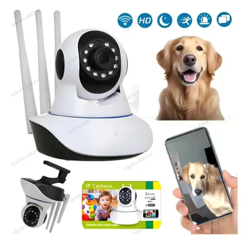 Babá Eletrônica Câmera Wi-fi Com Microfone