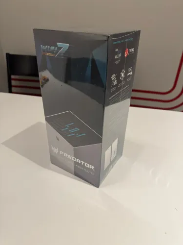 Roteador Acer Predator Connect T7 BE11000, Wi-Fi 7, Três Bandas, Branco