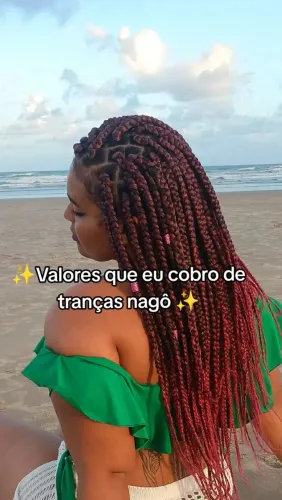 Tranças nagô no aeroporto