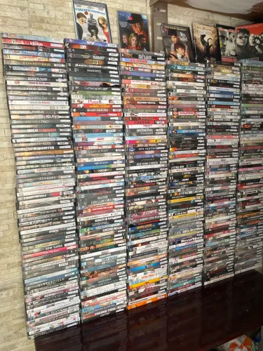 Lote 500 dvds originais exclusivos de locadora