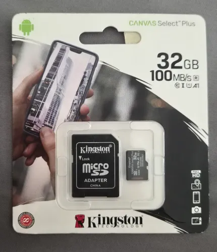 Cartão de Memória 32GB Kingston