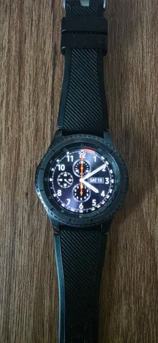 Samsung Gear S3 Frontier Smartwatch + Caixa + Carregador + Pulseiras Extras