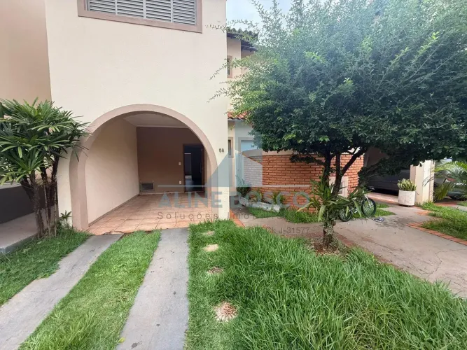 Sobrado em condomínio Residencial Miami com varanda gourmet em Araraquara