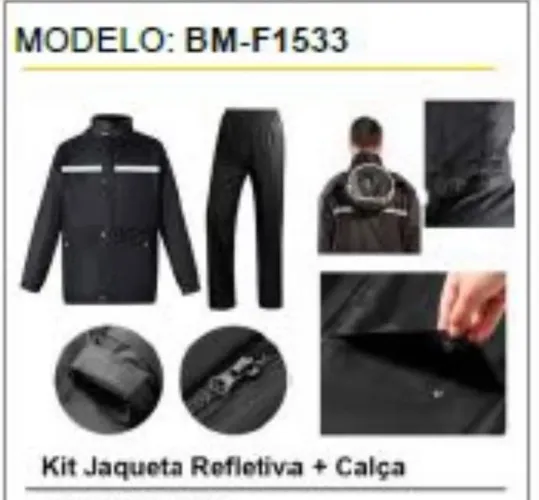 Capa de chuva para motoqueiro
