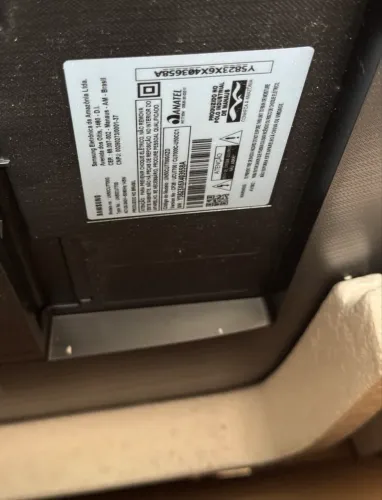 TV Samsung 50 com defeito