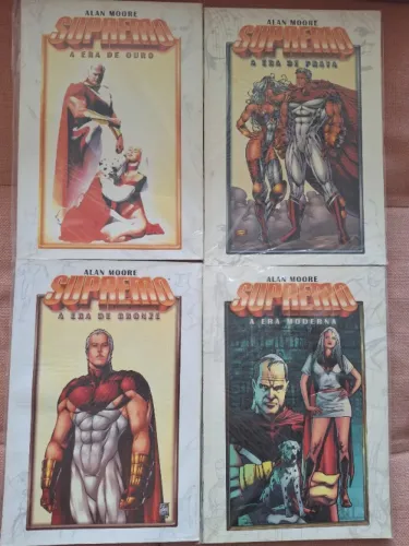 Supremo Alan Moore completo vol 1, 2, 3 e 4