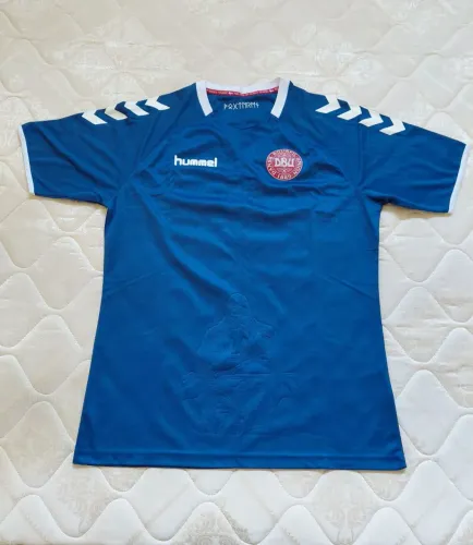 hummel dinamarca G azul de 2017 do goleiro Schumacher kasper