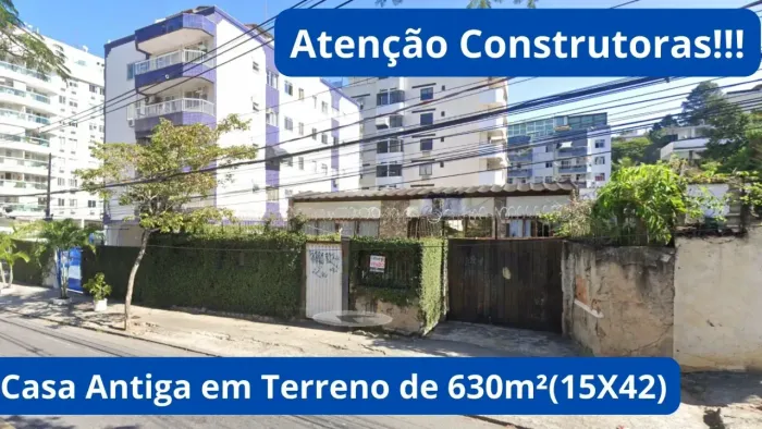 Casa e Terreno para Venda 630M2 para Construção de Condomínio ou Prédio na Freguesia de Ja