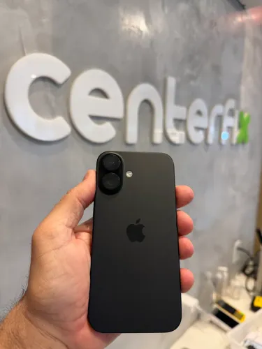 iphone 16/256gb preto seminovo com caixa e garantia