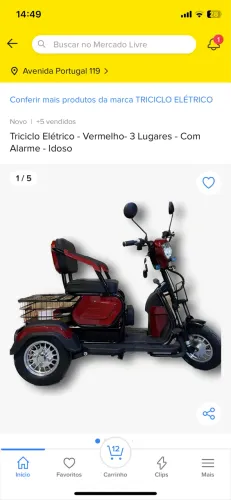Triciclo elétrico