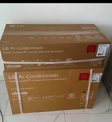 Ar condicionado LG inverter 9 mil btus nota e garantia
