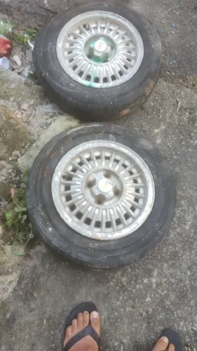 Jogo de rodas original ARO 13 GM CHEVETTE 83 RALINHO