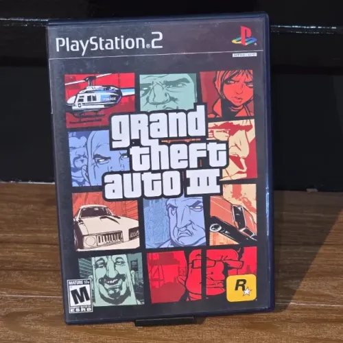 Jogo Grand Theft Auto 3 Not For Resale PS2 Original Americano