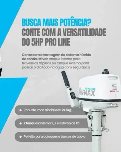 Motor Anmax 5HP - Motor Novo