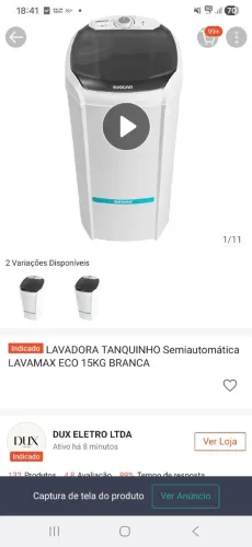 Taquinho de lavar roupa