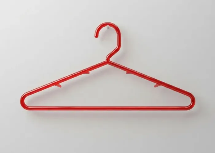 10 cabides de Acrílico vermelho