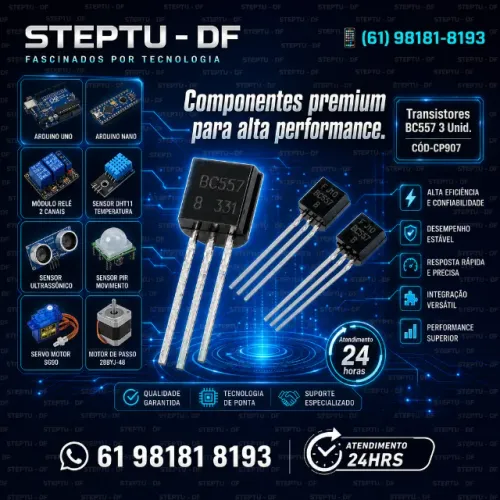 Transistores BC557 3 Unidades Arduino Automação COD-CP907