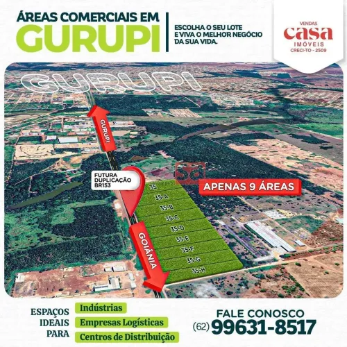 Áreas Comerciais em Gurupi TO