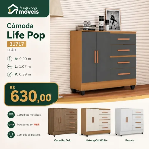 Cômoda Life Pop