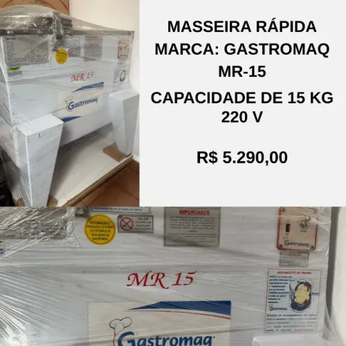 Masseira Rápida Gastromaq MR-15 - 15 kg - 220V