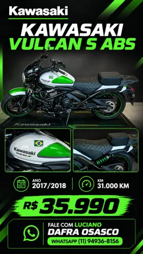 Kawasaki Vulcan S 650 2018 LUC