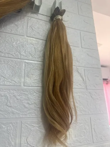 Cabelo loiro na tela