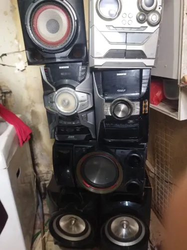 3 aparelhos de som juntos Ac ofertas