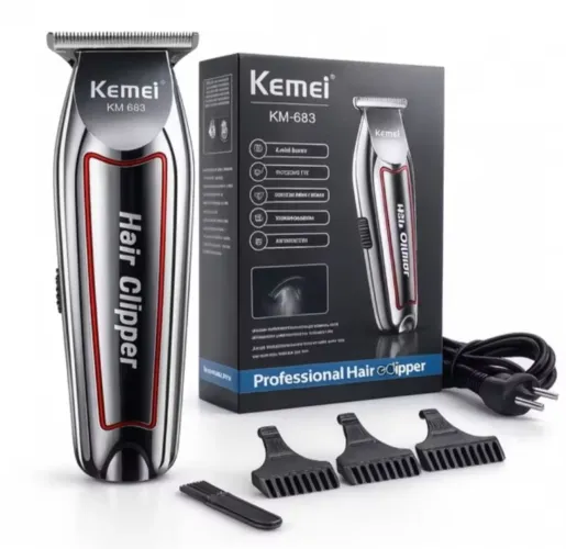 MÁQUINA DE ACABAMENTO KEMEI KM-032 PROFISSIONAL SEM FIO