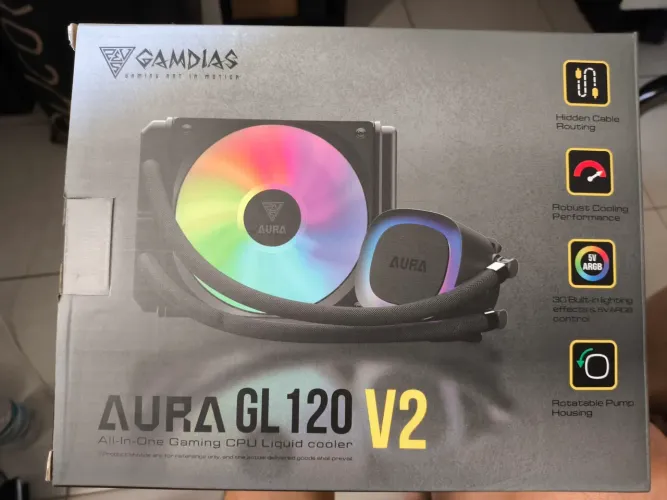 Water Cooler Aura GL 120 V2 - Nunca usado.