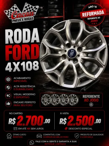 JOGO DE RODA FORD ARO 16