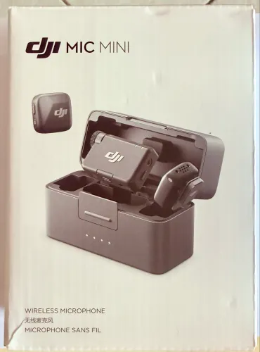DJI Mic Mini Na Caixa