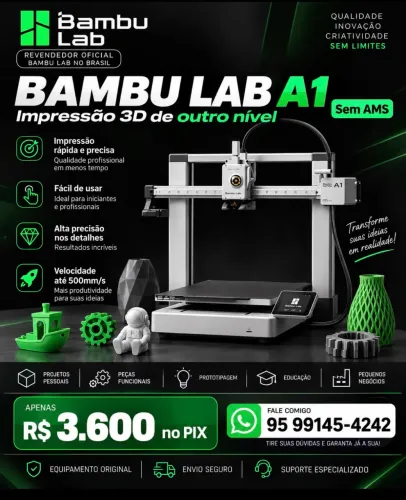 Vendo impressora 3d 