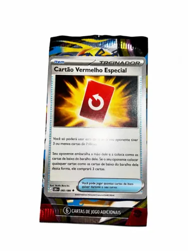 CARTA POKÉMON - CARTÃO VERMELHO ESPECIAL | 082/08